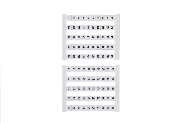 Weidmüller Klemmenmarkierer DEK 1-50 (50 Stk.)